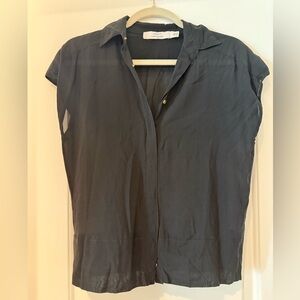 Robert Rodriguez Black Button Down Shirt